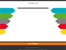 Tablet Screenshot of orientals.com